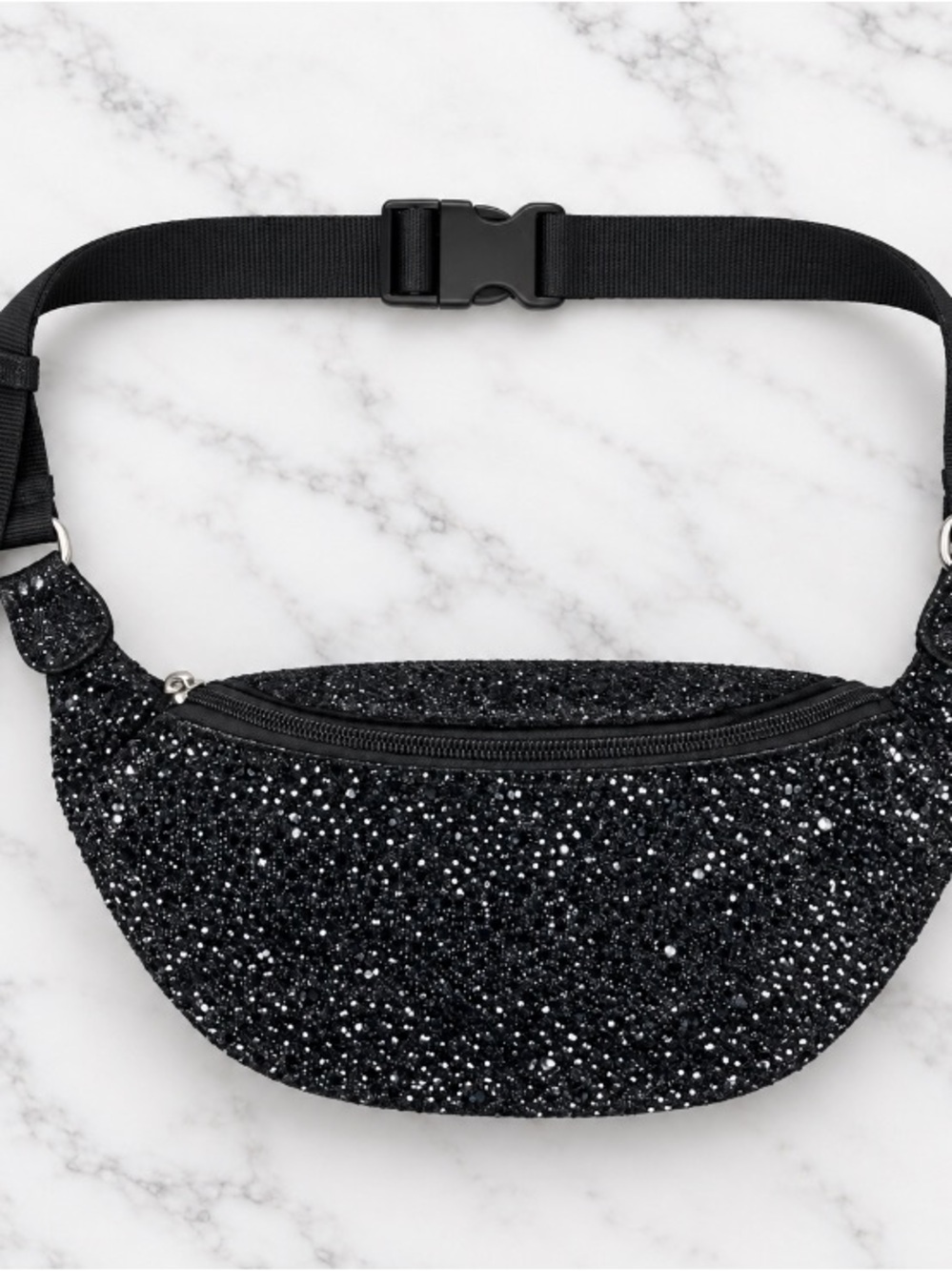 Brand new (New Look) Black Glitter Bag